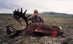 Here is a very nice Caribou and a hunter we are trying to identify