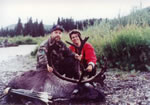 Do you know the hunter who is with this Caribou