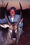 Todd F. Lewis and a very nice Waterbuck